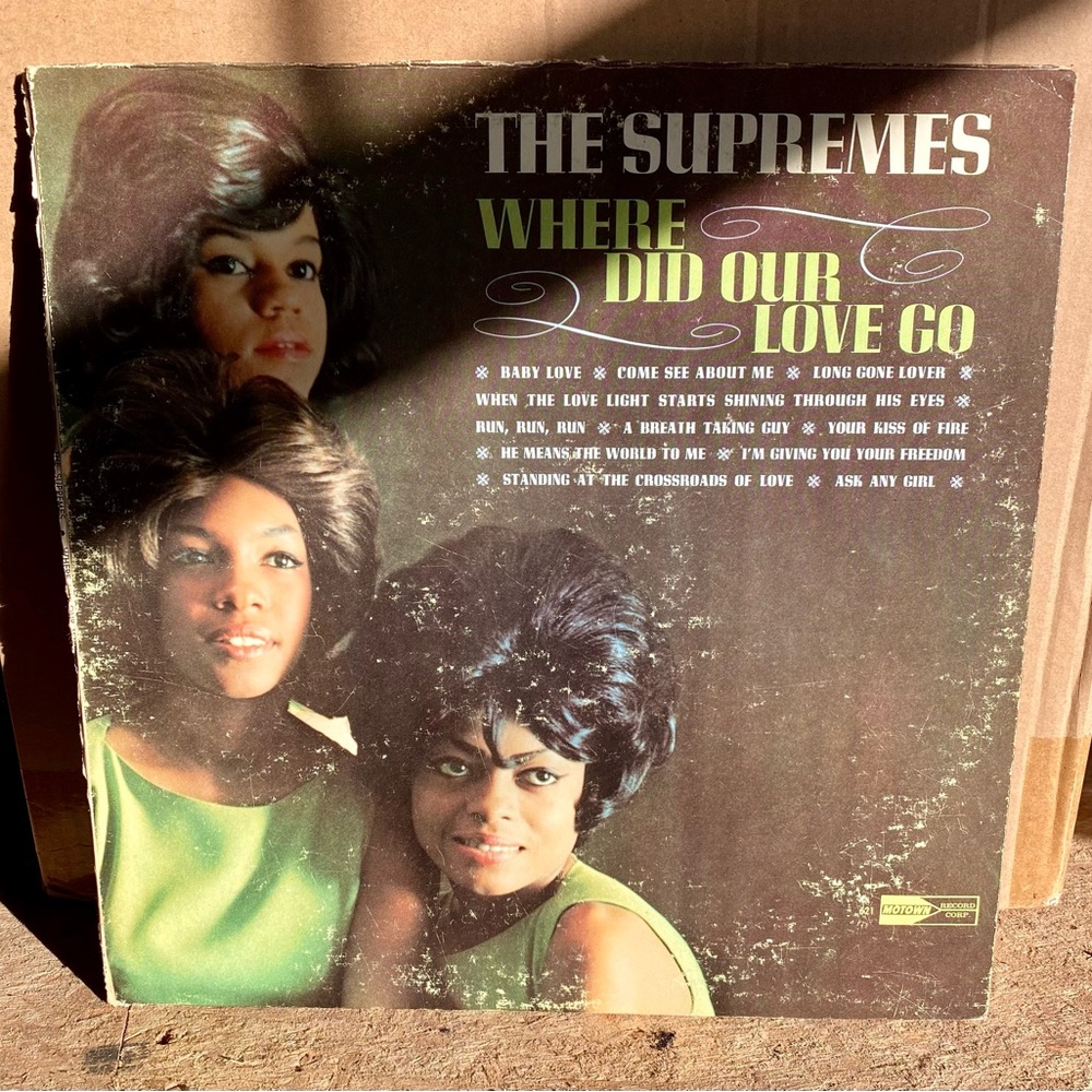 The Supremes Where Did Our Love Go Motown 621 1964 Vinyl 12'' Vintage - Picture 1 of 5